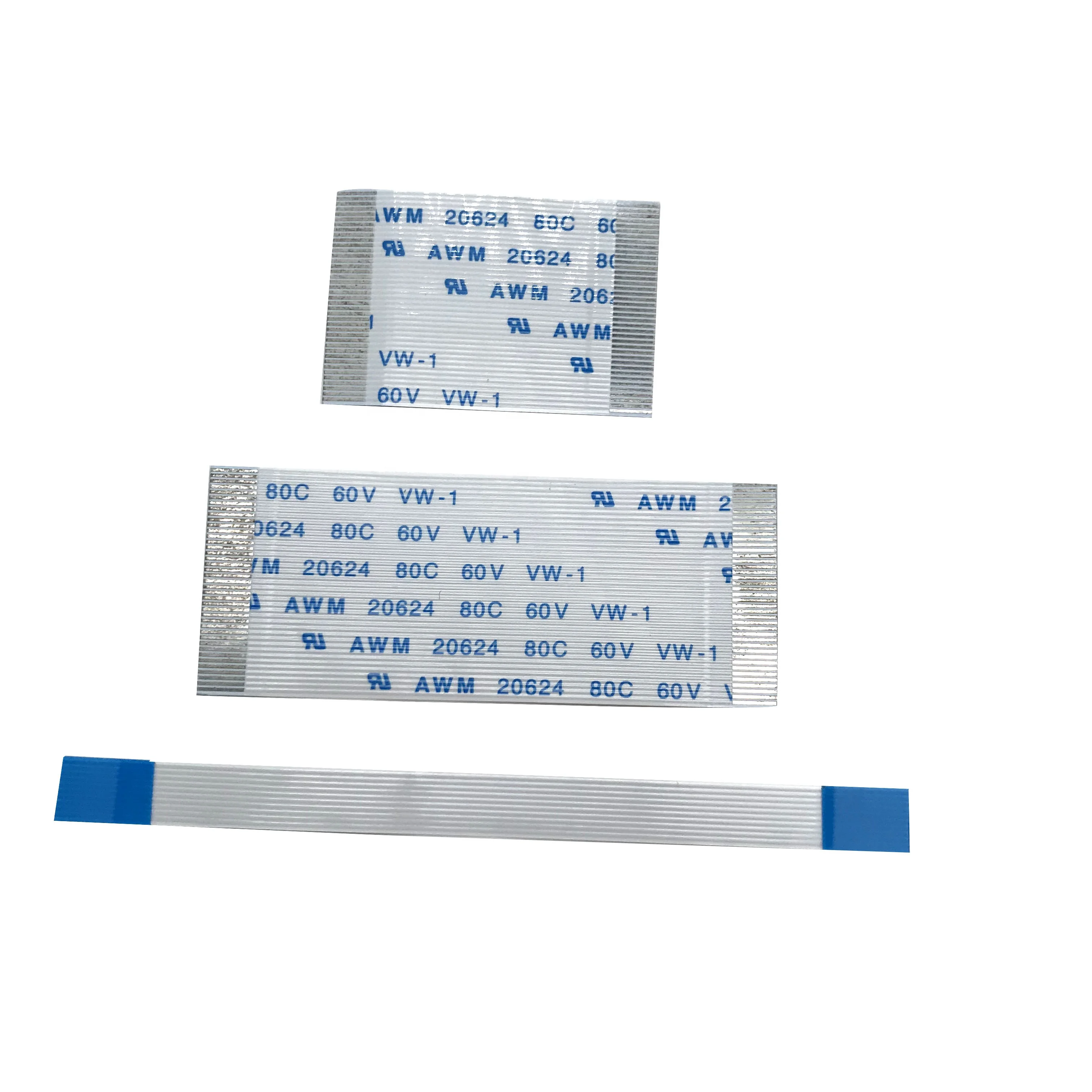 Electrical Application Flexible Flat Ribbon Cable Awm 20624 80C 60V VW-1 FFC Cable