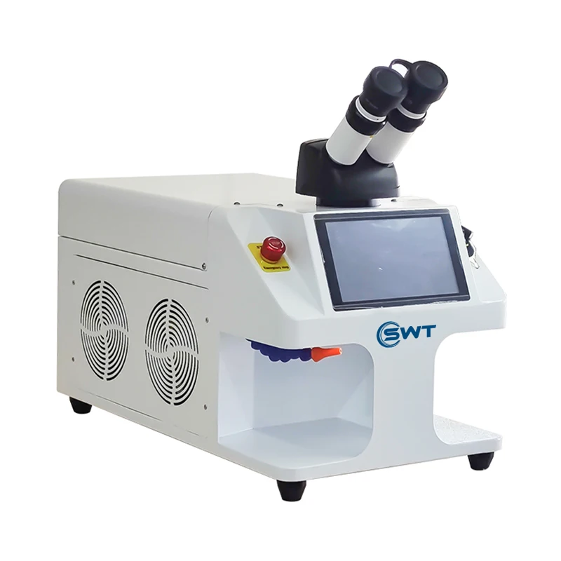 60w portable mini Jewelry spot laser welding machine  for gold silver diamond ornaments repairing soldering