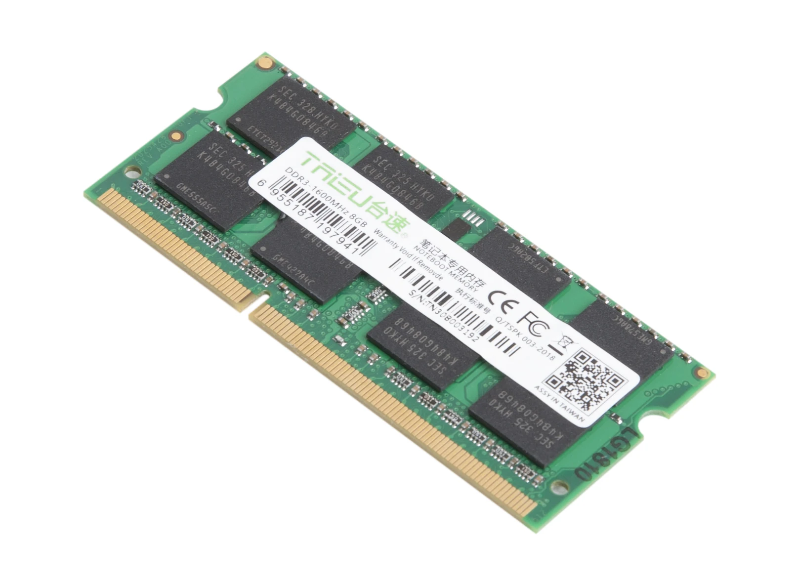  2GB/4GB/8GB/16GB 1333MHZ/1600MHZ ноутбук DDR3 Taifast Память Ram для ноутбука компьютера Заводская розетка договорная высокое