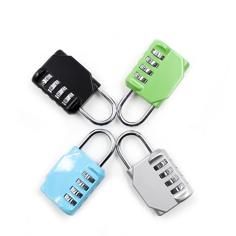 Amazon Hot Sale Combination Lock 4 Digit Outdoor Waterproof Padlock for School Gym Locker Sports Fence Toolbox Gate