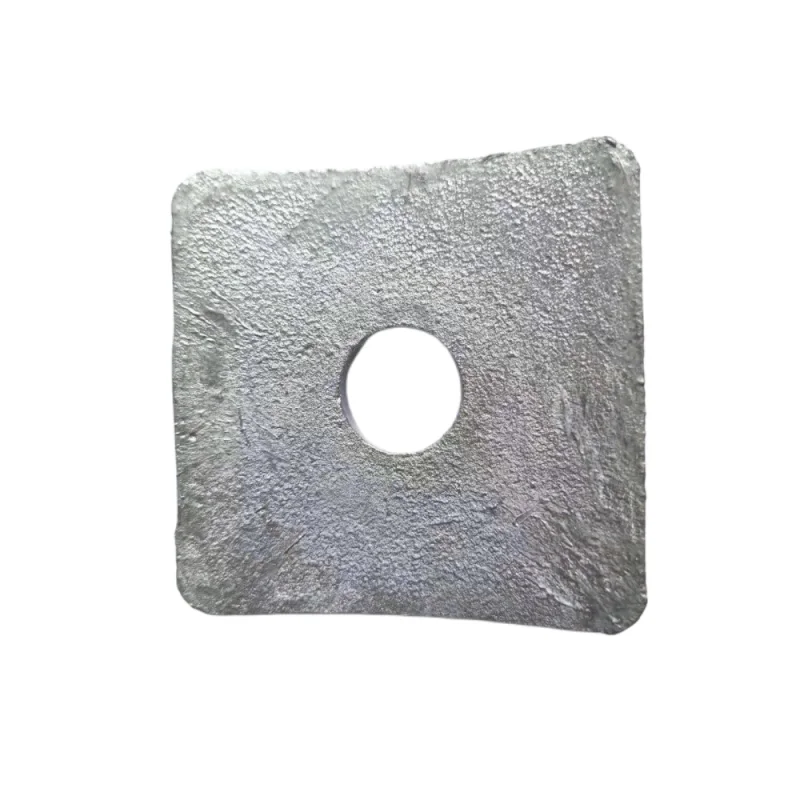 metal foundry service grey iron sand casting cast iron sand casting parts pole line hardware Square washer