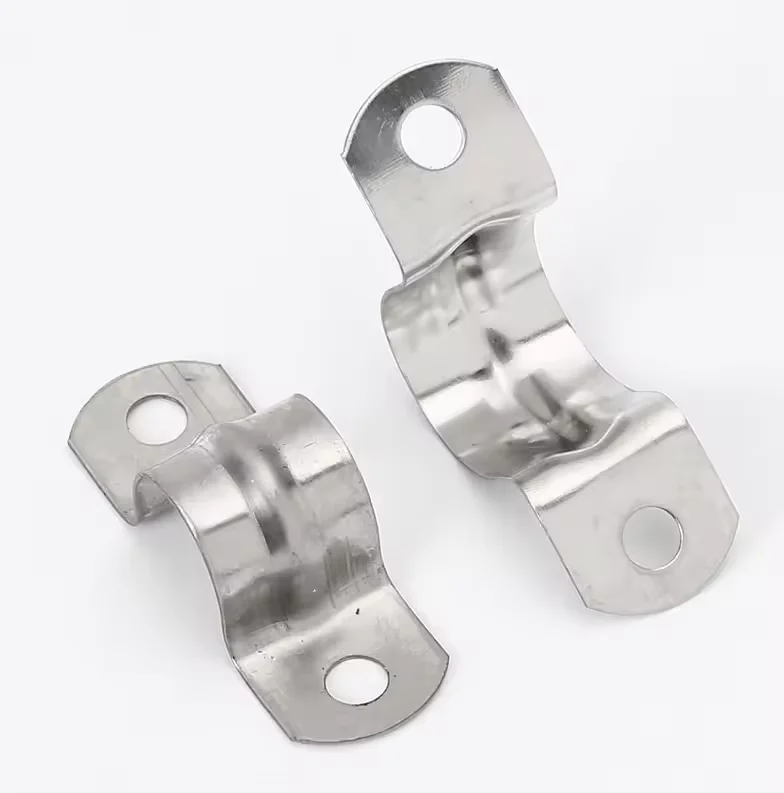 Stainless steel saddle clip pipe clamp Routing Clamps