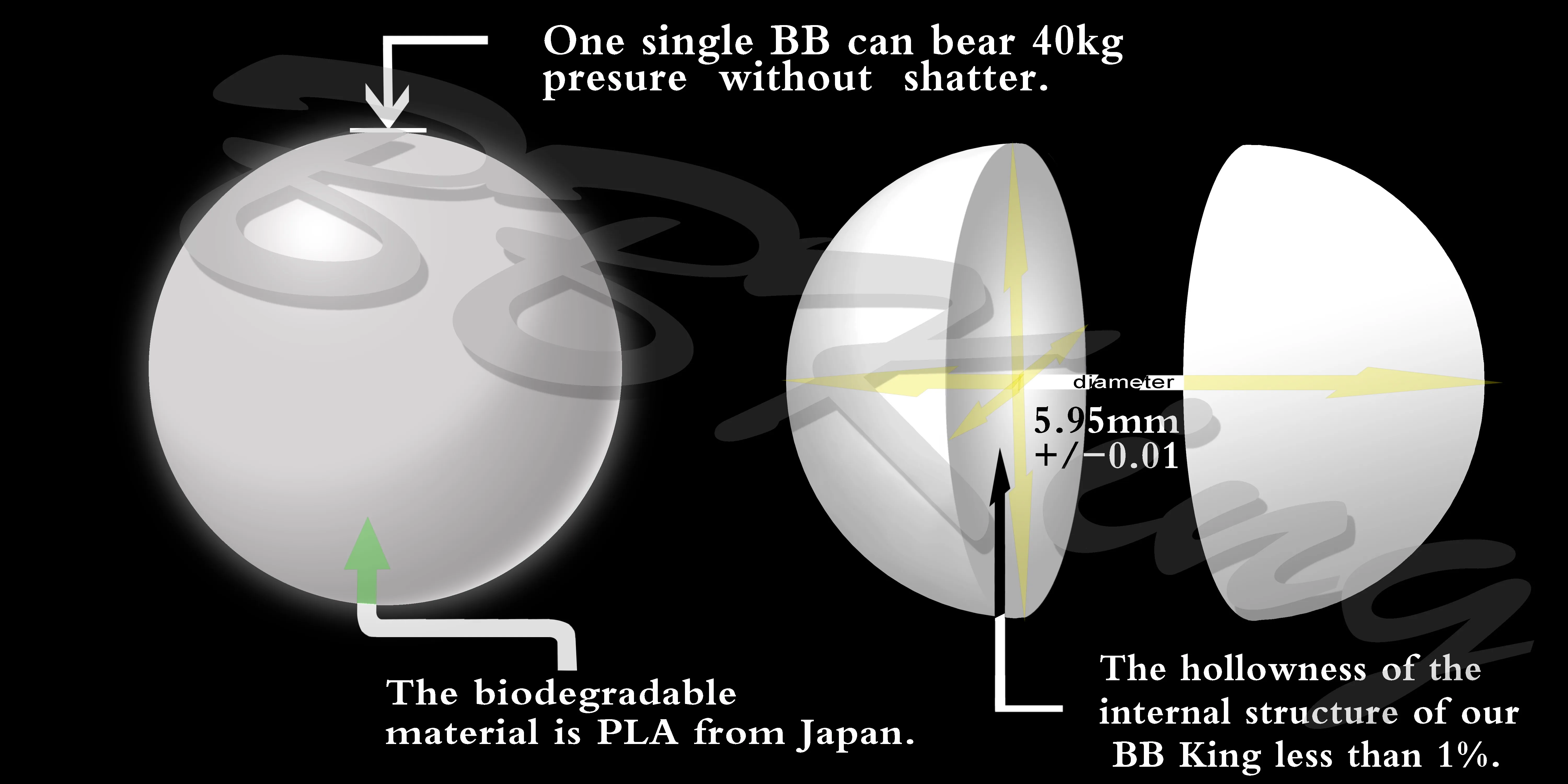High Quality airsof of Normal 0.20g bbs plastic ball