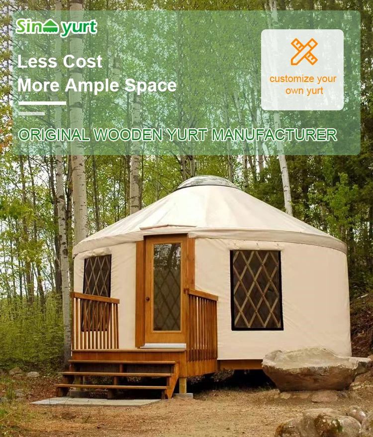 aluminium frame with bathroom 12m viking camping frame tent Modern luxury Mongolia yurt