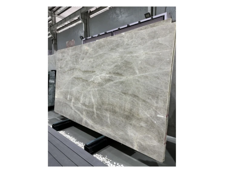 Brazil Taj Mahal Quartzite Marble Slabs Top Quality Island Countertop Factory Price