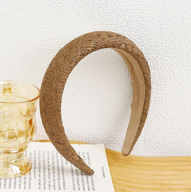 bohemian hair accessories wide strap hair hoop woven hair band