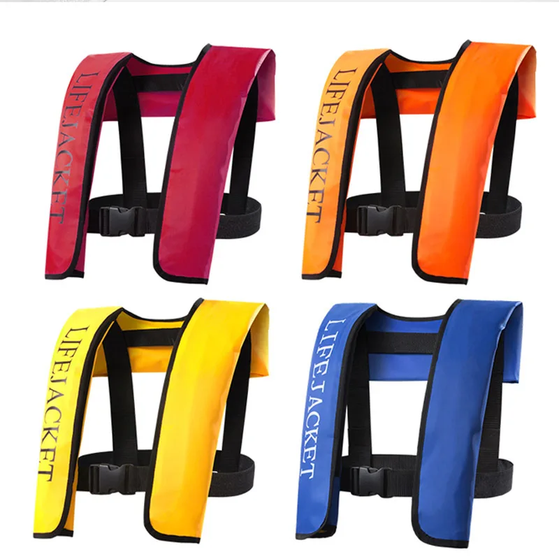 Wholesale CE approved customized color inflatable life jacket 275 n marine life jacket