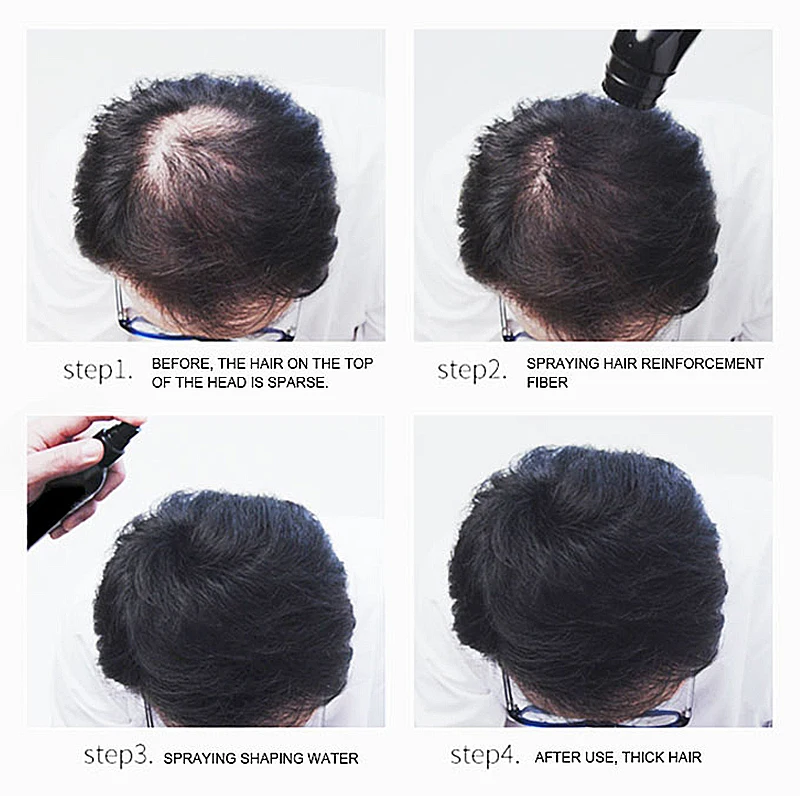 Private Label Barber Custom Spray Style Hair Fiber Lace Wigs Holding Spray
