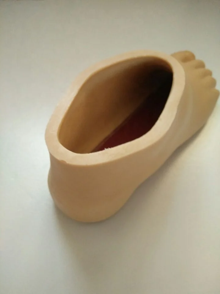 Carbon fiber artificial foot prosthetic foot cover/foot shell