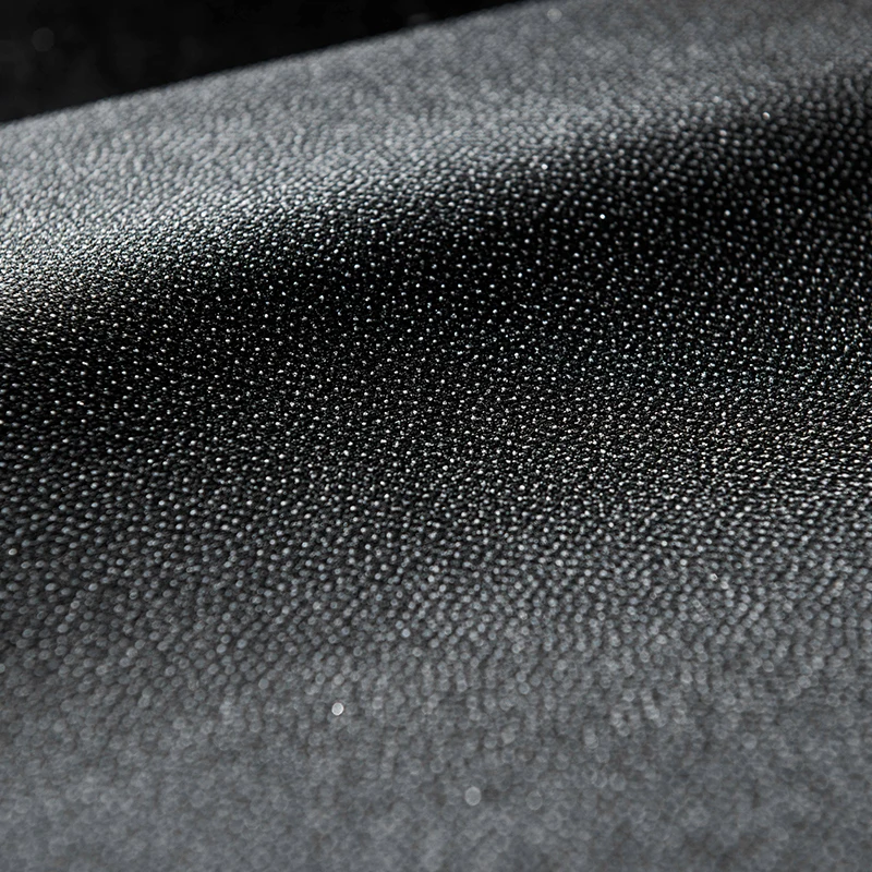 Wholesale of high quality black plain waterjet water jet loom interlining interfacing fabric woven fusible interlining