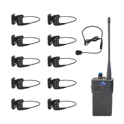 1 Set of H905A Bone Conduction Headset with 1000m Receiving Range 7 FM Frequencies for Swimming Training