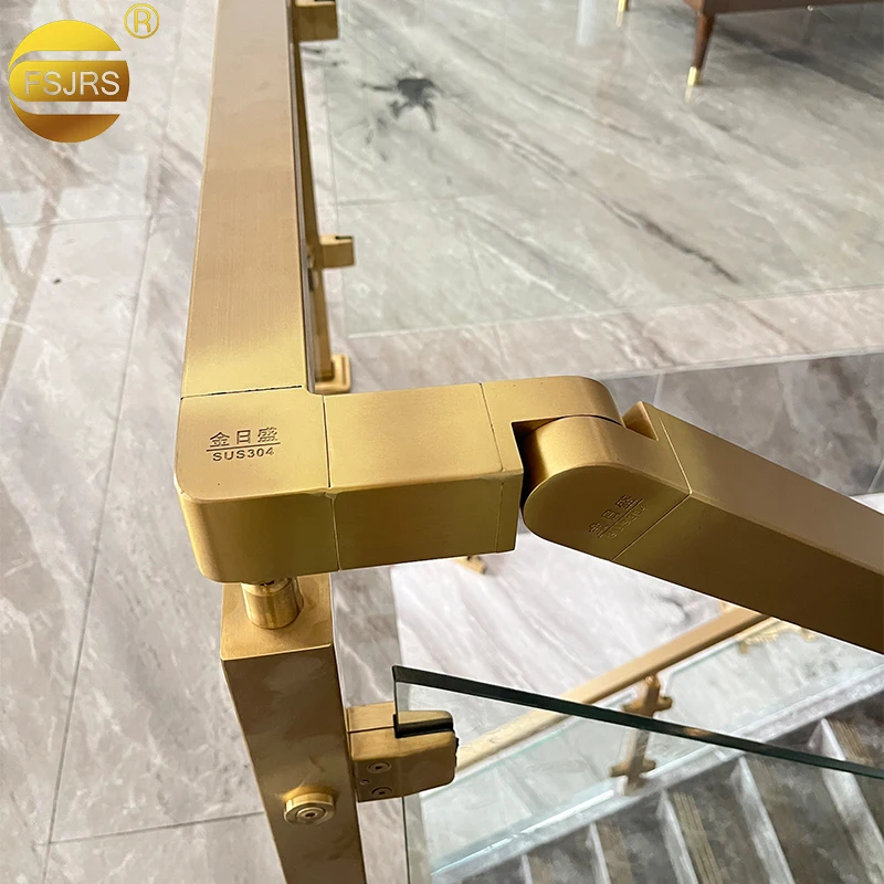 Luxurious Gold Railing Gold Brass Metal Railings Gold Stair Railing Design