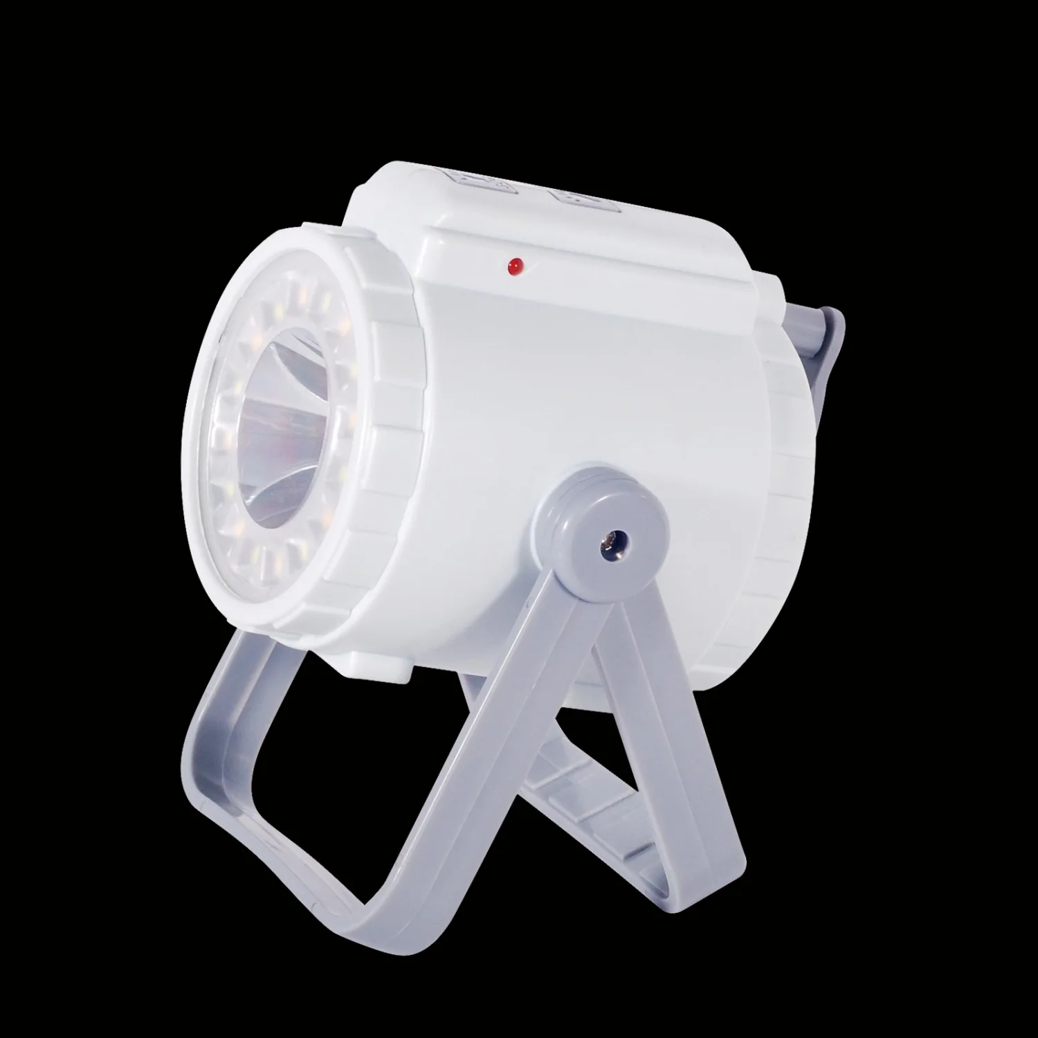 Camping LED flashlight with siren blinking and smart phone charger burglar alarm mobile phone charger