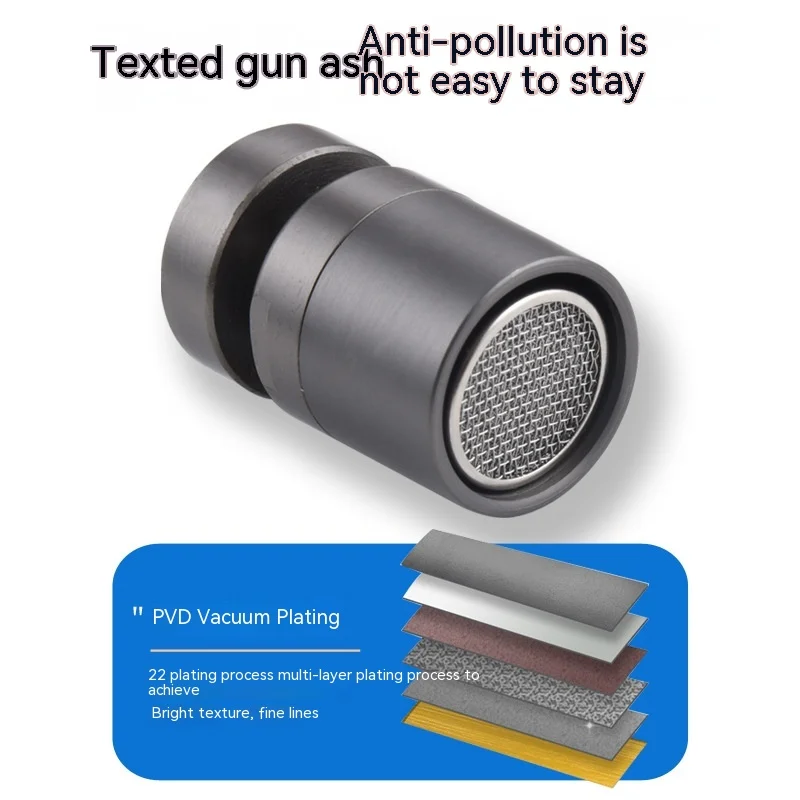 hot sale Gun gray universal rotating bubbler kitchen filter faucet household extended splash protector adapter Toushui Mouth