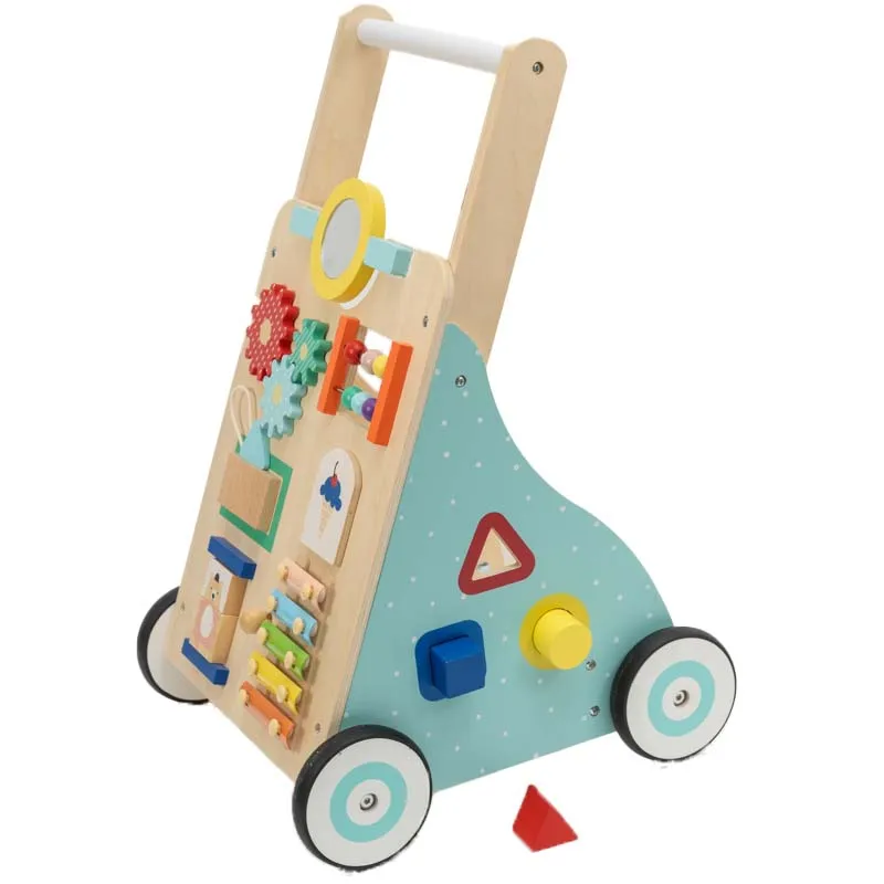 Push And Pull Toys Wooden Baby Activity Walker Multifunction Educational Learning Activity Children Baby walker