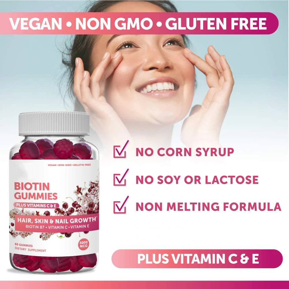 melatonin dietary health nutritional supplement hair growth weight loss vitamins gummy bears candy