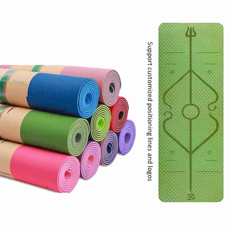 Umicca Custom Print Fitness Gym Esterillas De Yoga Tapis De Fitness Exercise Workout Floor Pilates Thick TPE Non Slip Yoga Mat
