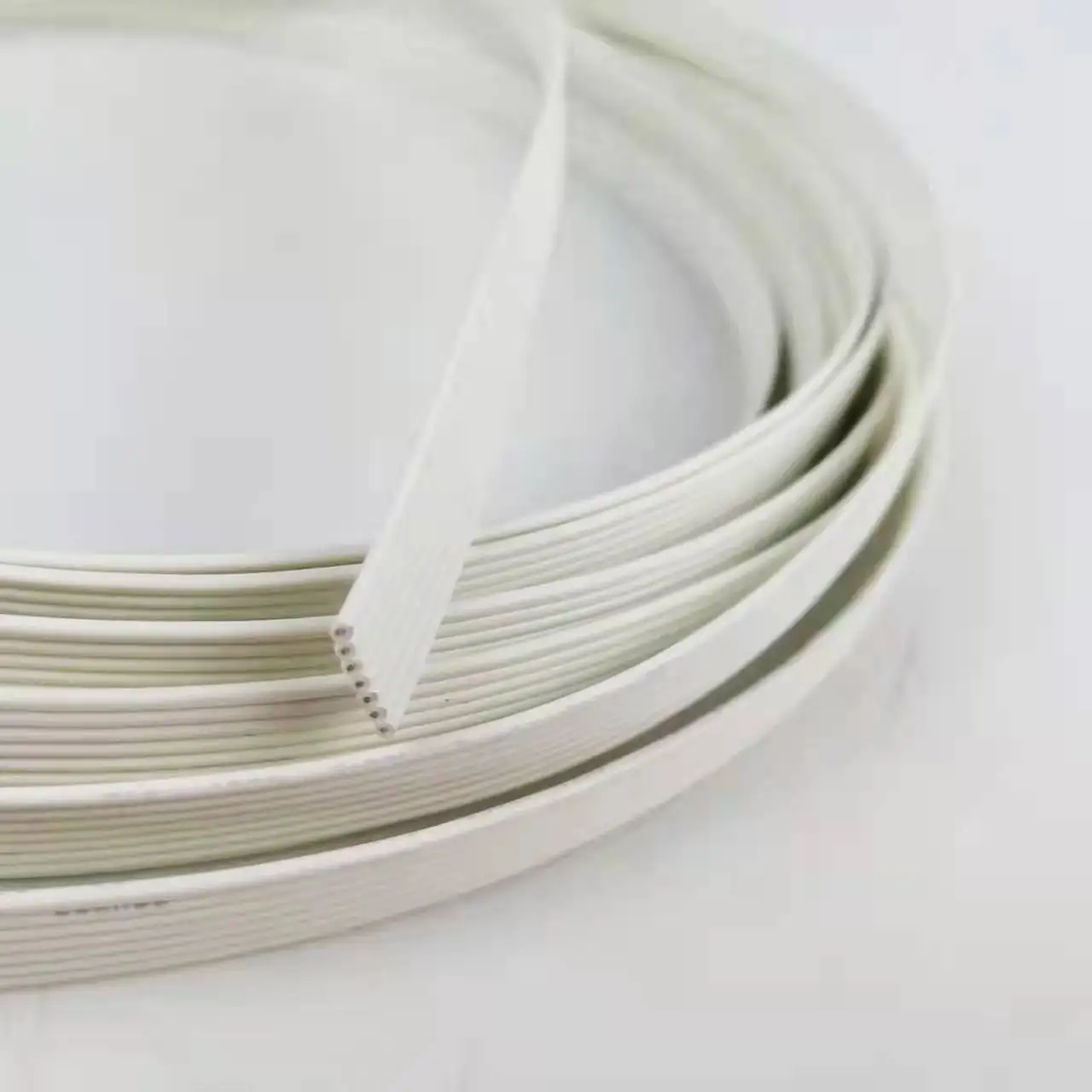 Flat wire 4/5/6/7 core awm 1007 300v hook-up 24awg flexible stranded copper electric cable wire  wiring
