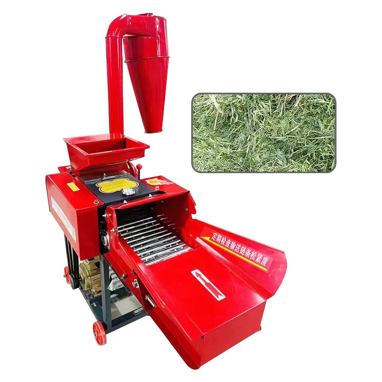 Diesel/gasoline/electric motor optional drive chaff cutter and grinder machine round straw shredder machines