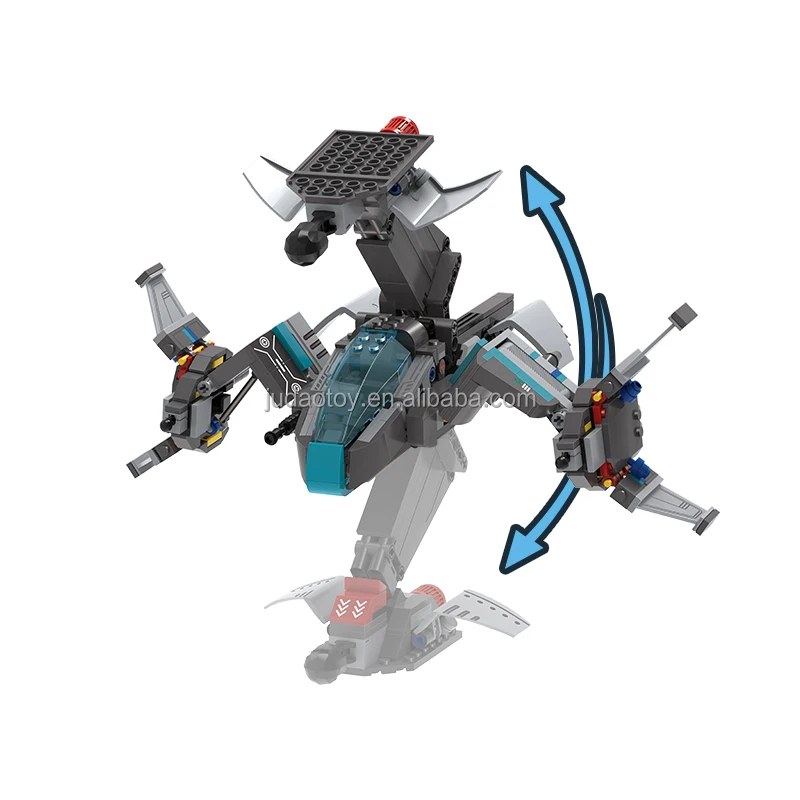 New arrival JD024 Starcraft II Aerial fighter Building Blocks toys MOC Small particle montessori educational toys gift for kids