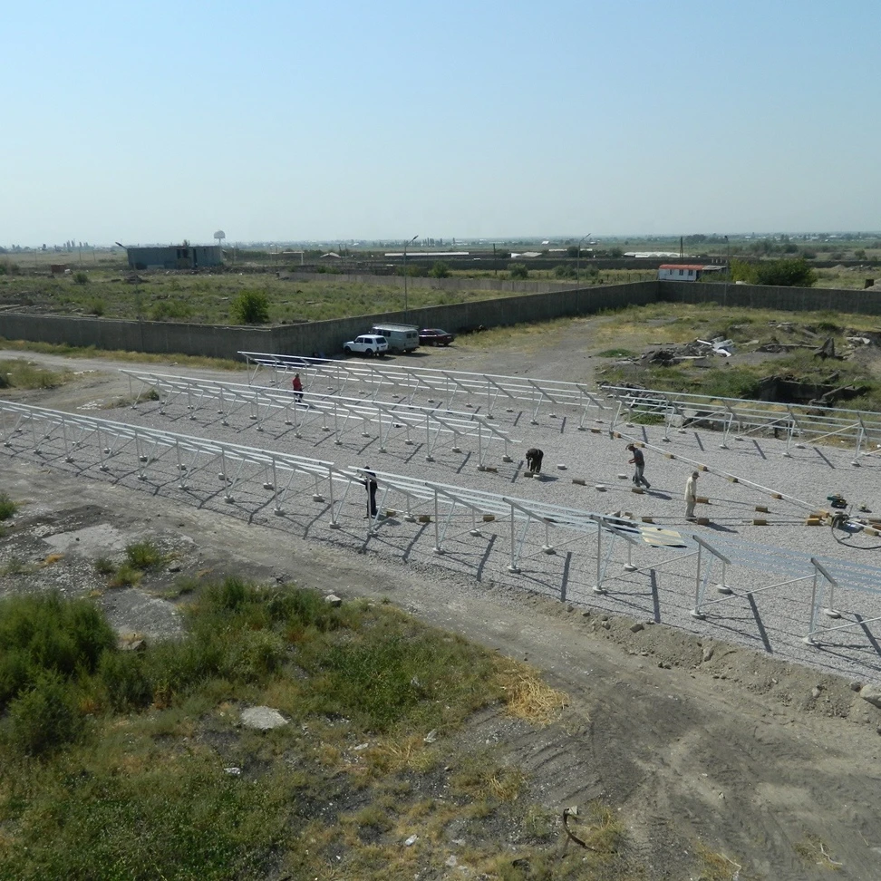 Простая установка, Солнечная наземная стойка, Солнечная наземная стойка