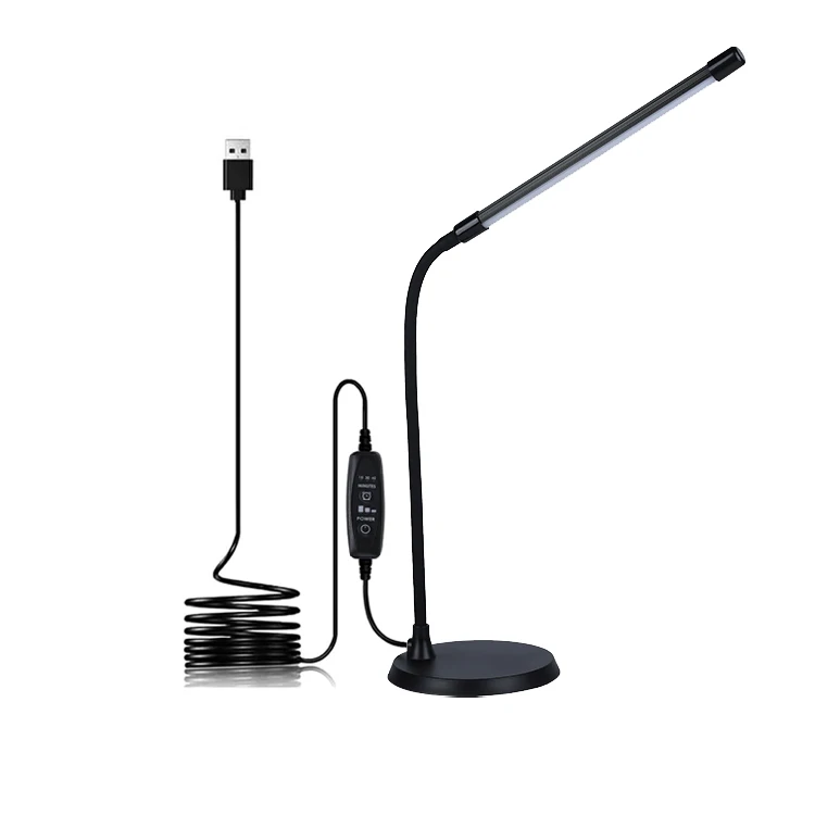 Eye-Caring Dimmable Timer Architect LED USB Table Task Lamp Book Reading Light For Workbench Tabletop