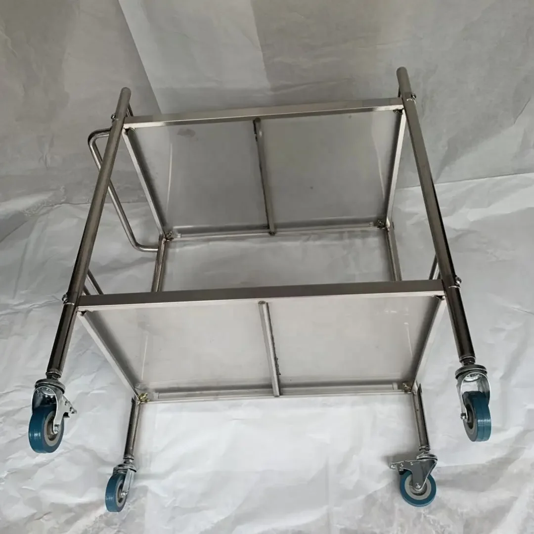 Medical Hospital Surgical Instrument Trolley stainless steel medicine Dressing Trolley instrument trolley cart
