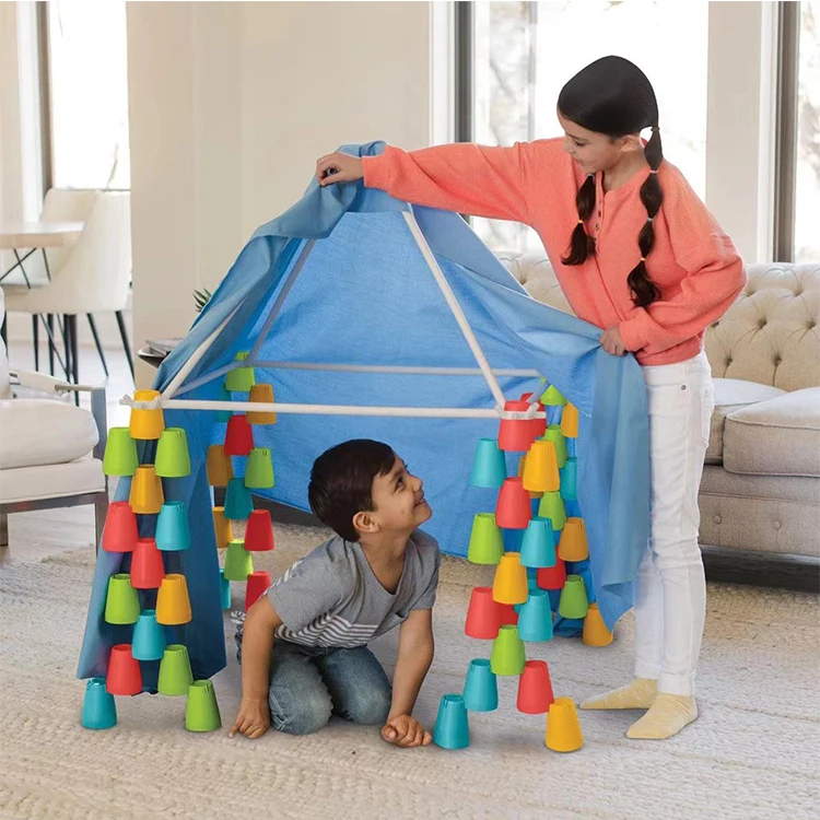 Новинка 2022 игрушки для детей другие блочные укладки конструкция чашек