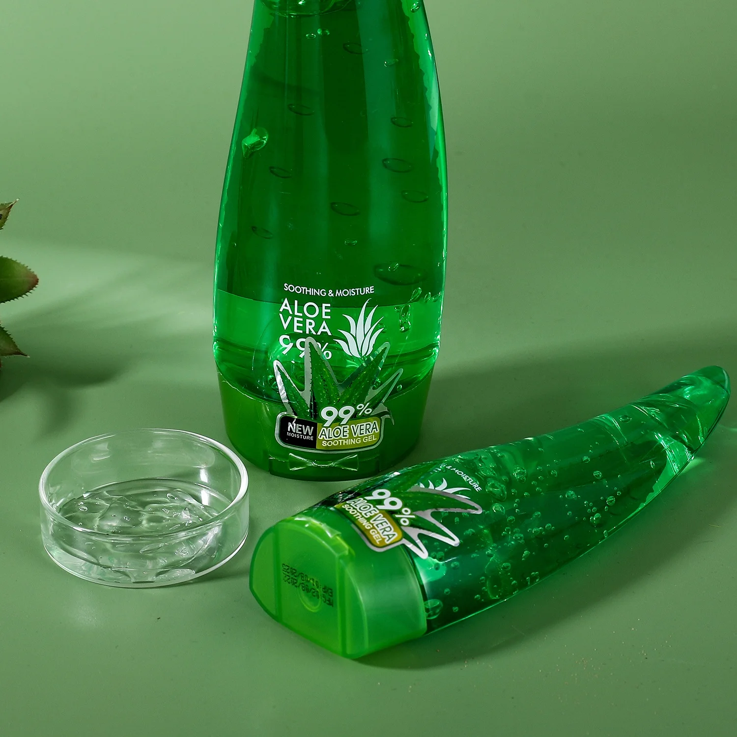 Wholesale Private Logo Brightening Gel Aloe Vera Face Cream Natural Organic 99% Pure Aloe Vera Gel