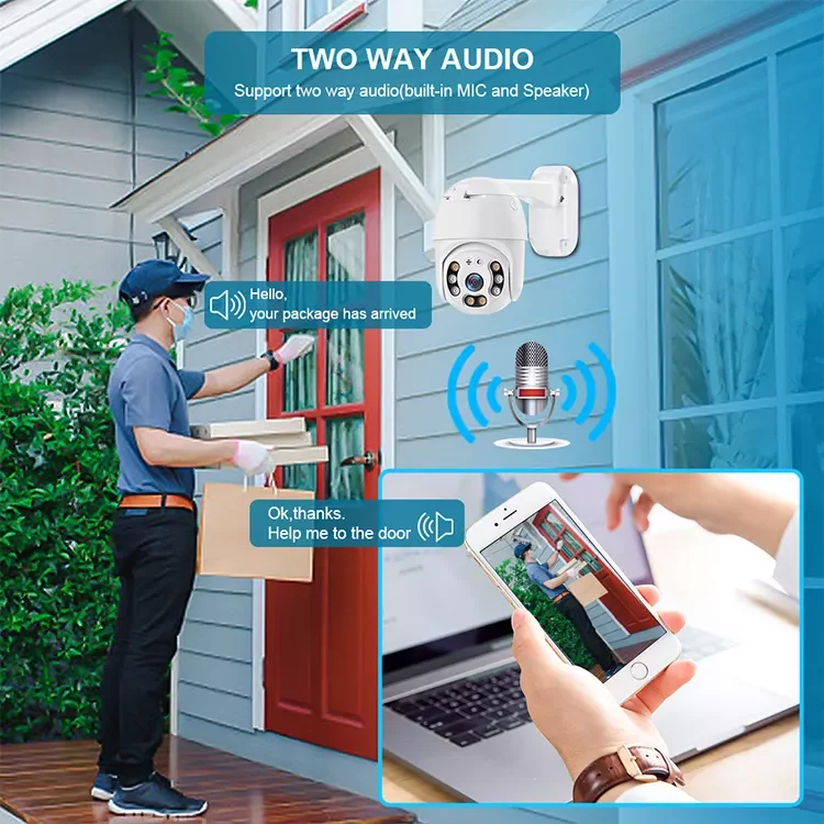 Security poe Ai Camera for poe cameras kit Ip Cam Dome Camera 5mp Full HD CCTV Two-way Audio Motion Detection