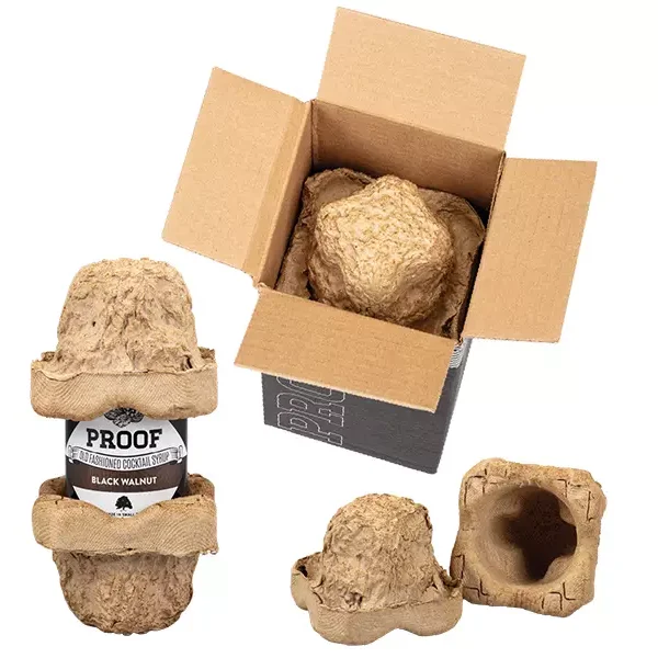 Customized biodegradable molded paper packaging pulp pallet carton wholesale