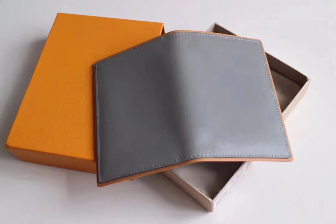 Factory Wholesale Retail Luxury Designer Unisex Grey Cash Cardholder Men Top Mirror Quality Wallet For Women