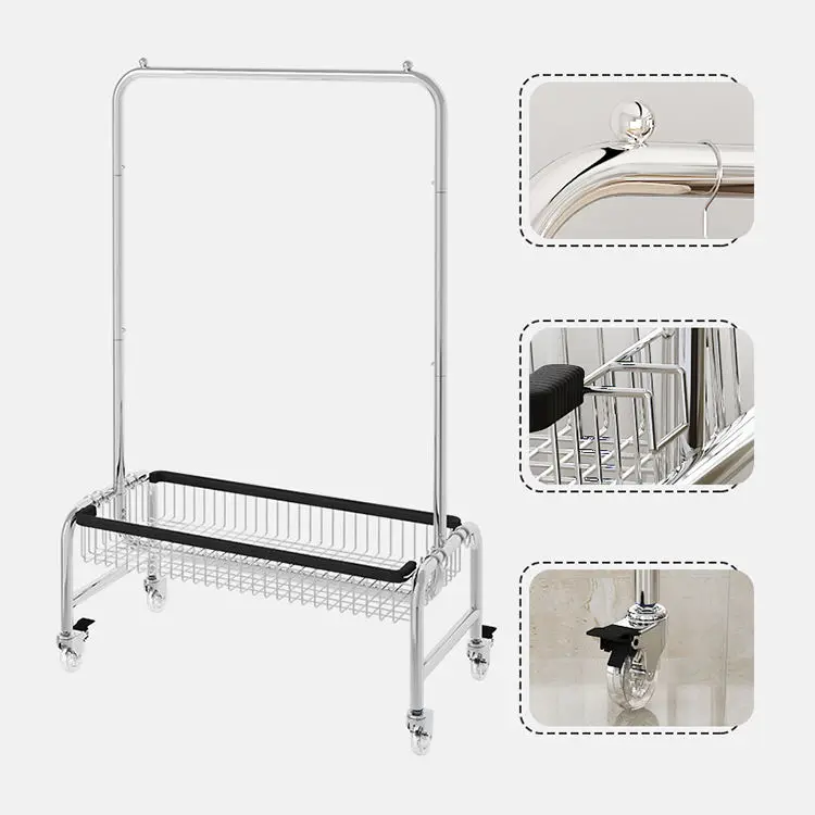 Customized Metal Shoe Handbag Display Stand Tiered Display Table rack gondola nesting tables for Mall clothing store