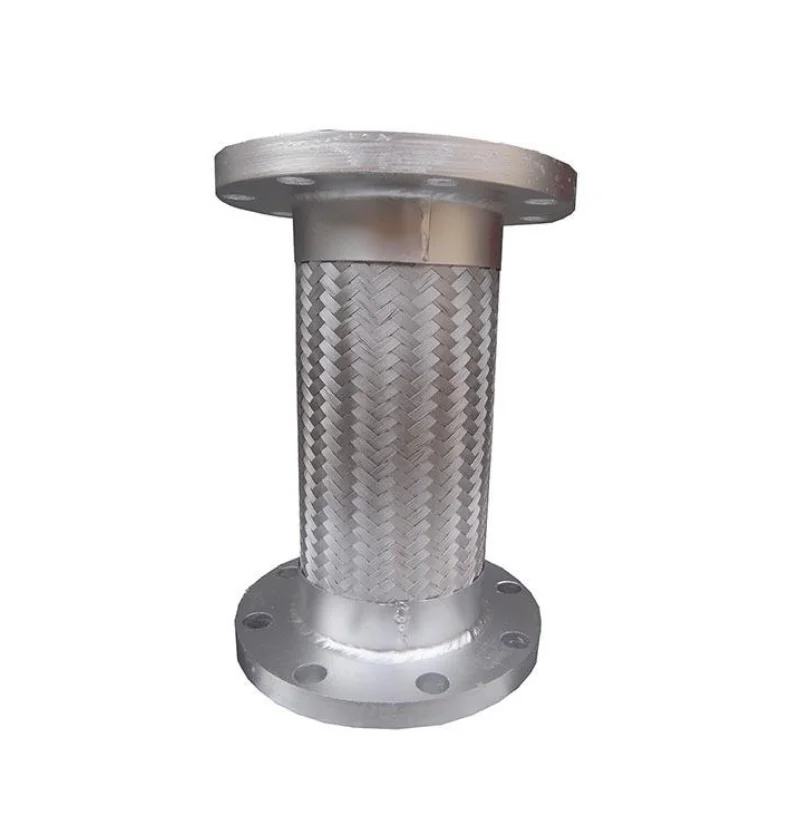 Stainless Steel Wire Braided Flexible Expansion Joint Flanged Corrugated Metal Hose