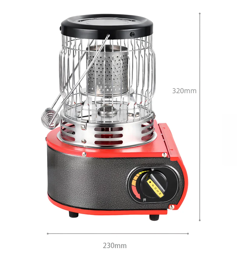 Explore the convenience of a portable gas heater for camping and outdoor activities