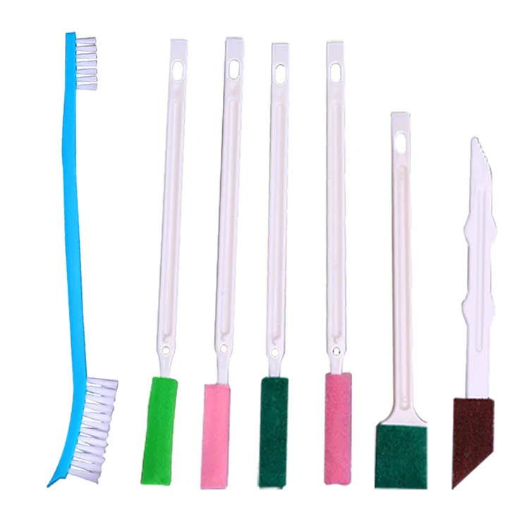 
Wholesale Amazon Multipurpose Mini Cleaning Brush Set 7pcs For Cup Bottle Kitchen Crake Gap 