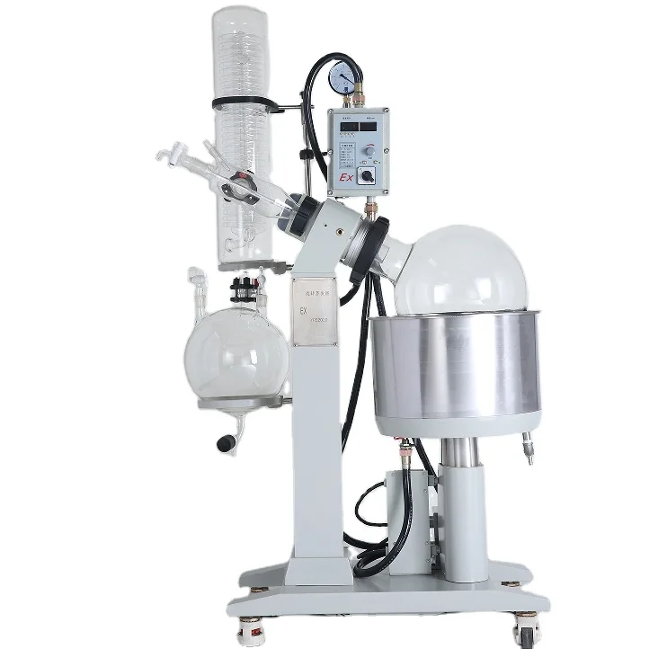 Industrial Use Hemp Oil Extraction Machine Ethanol Evaporating Vacuum Distillation Unit Rotary Evaporator 20l Rotary Evaporator