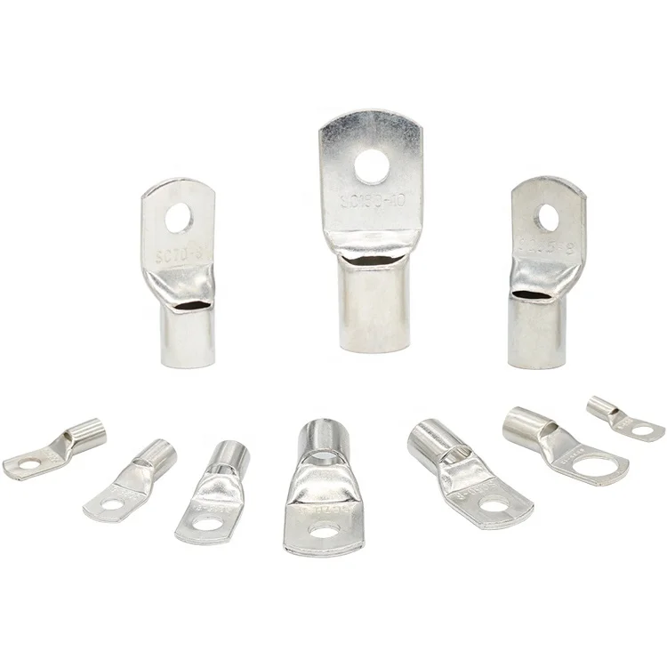 Серия SC одноотверстие Φ металлические разъемы электрические медные кабельные наконечники трубчатый терминал