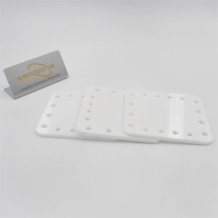 Y2O3 Stabilized Zirconia Ceramic Plate White Ceramic Parts ZrO2 Ceramic Sheet