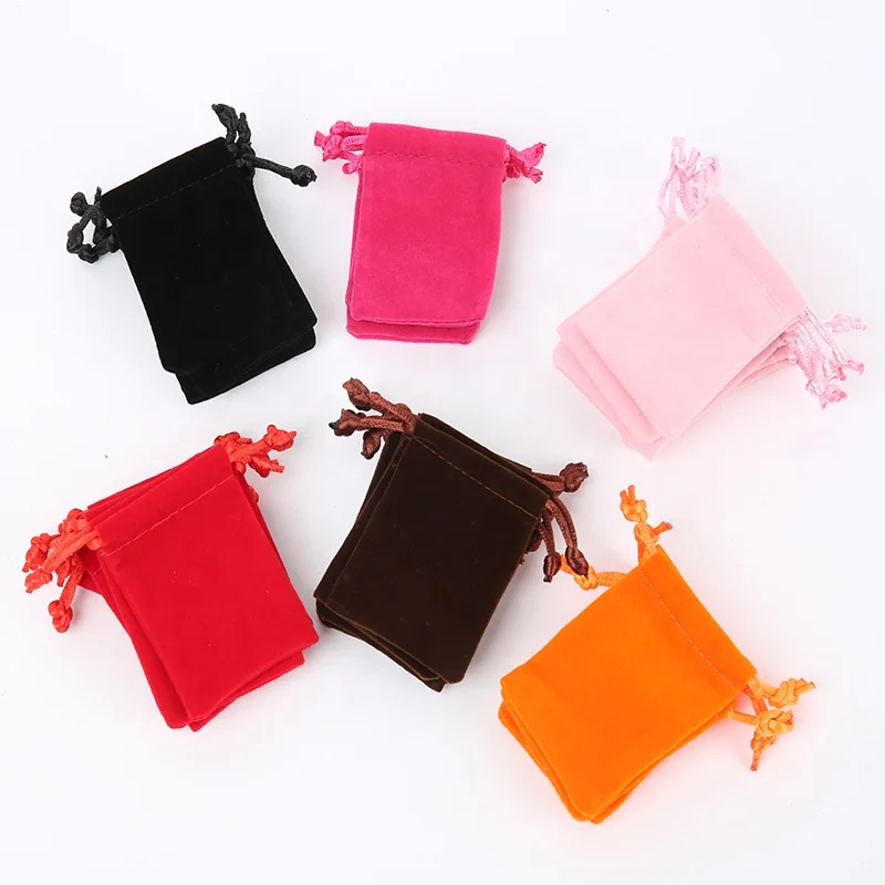 Wholesale Fashionable High Quality Jewelry Bag Suede Fabric Pouch Velvet Pouch for Jewelry