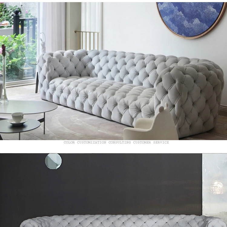 luxury simplish modern design velvet fabric sofa couch set for home or wedding