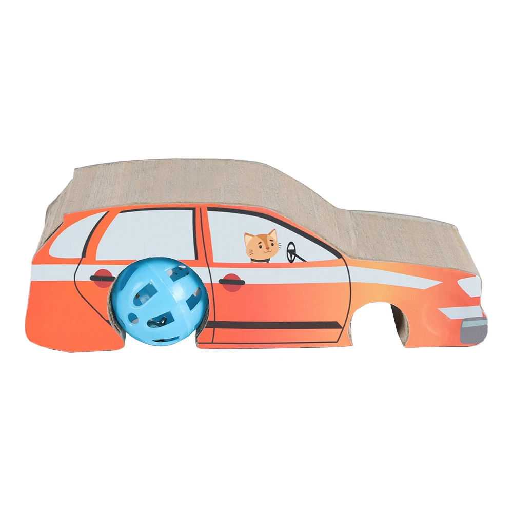 Car Shape Cat Toy Cardboard Furniture Arch Bridge Type Cat Scratching Toy