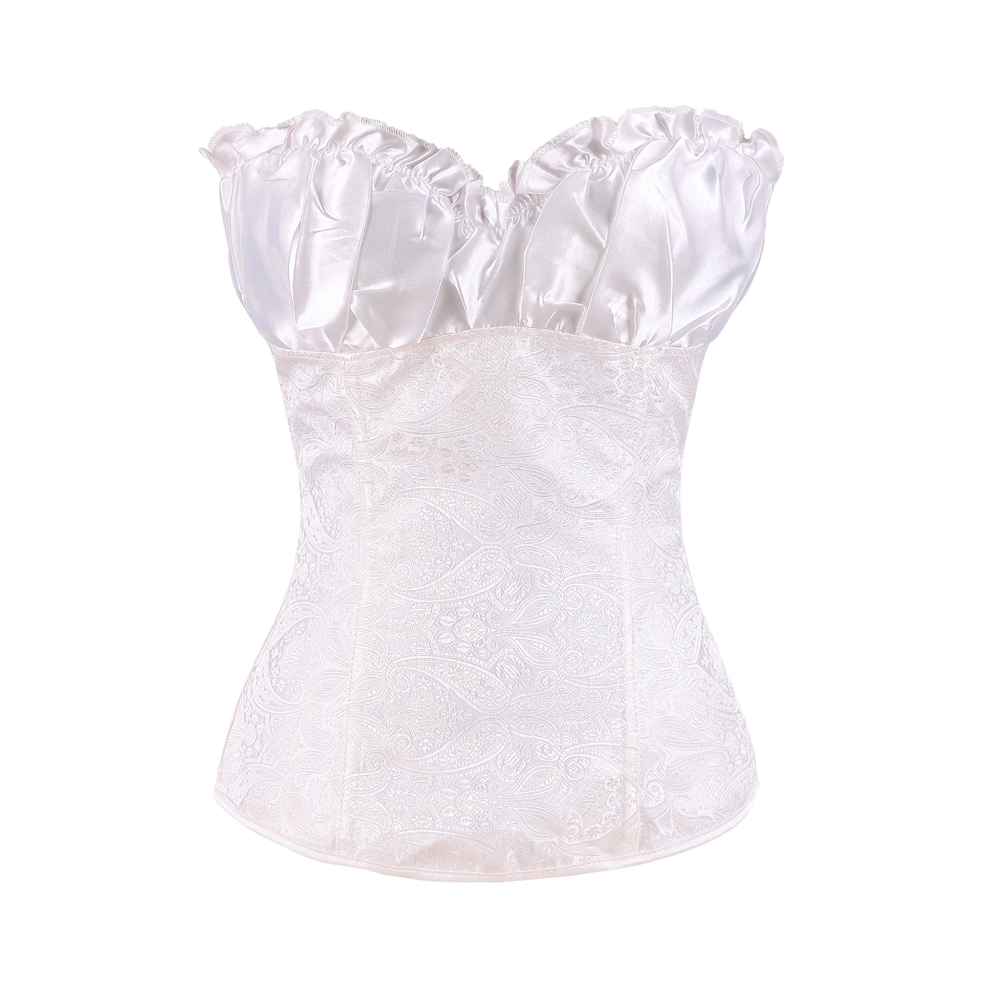 Women Plus Size XXXXXXL Boned Corset Women Wholesale High Quality Backless One Piece Strapless Skin Tight Body Tops Breast