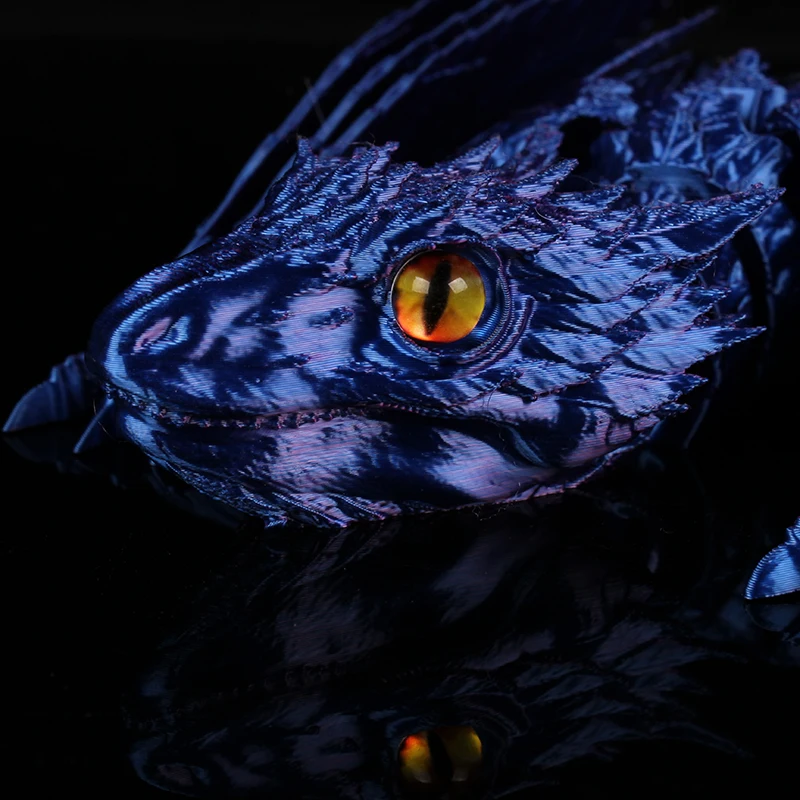 New Design Custom 32CM The First Flying Dragon Gradient Color 3d Printed Toys Customized Kids Toys Desk Toys