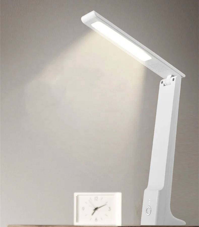 Современные сенсорные настольные Складные светодиодные настольные лампы с регулируемой яркостью и защитой глаз для кабинета и гостиной