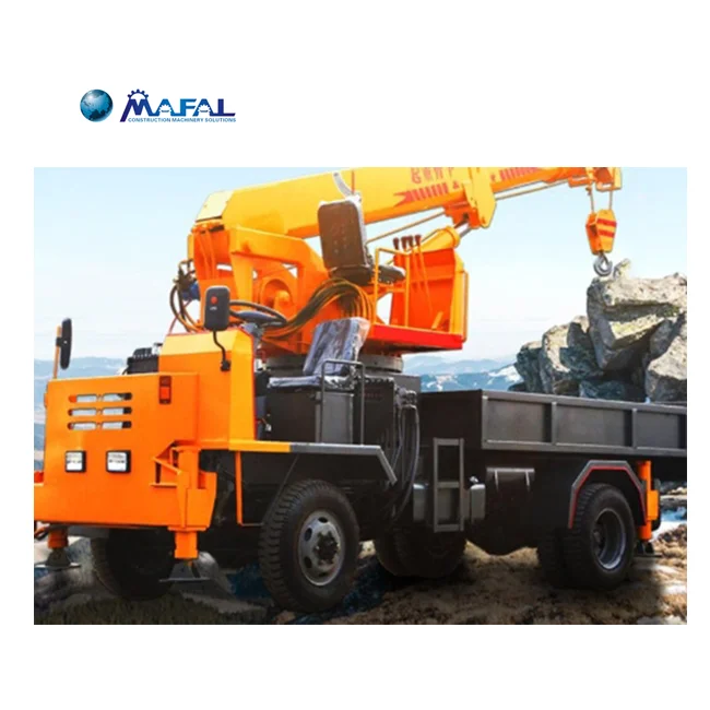 High Quality 10 Ton Portable Telescopic Boom new truck mounted crane