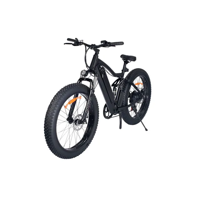 Ready for Shipment full suspension folding 26 *4.0 Fat Tire Electric Mountain Bike