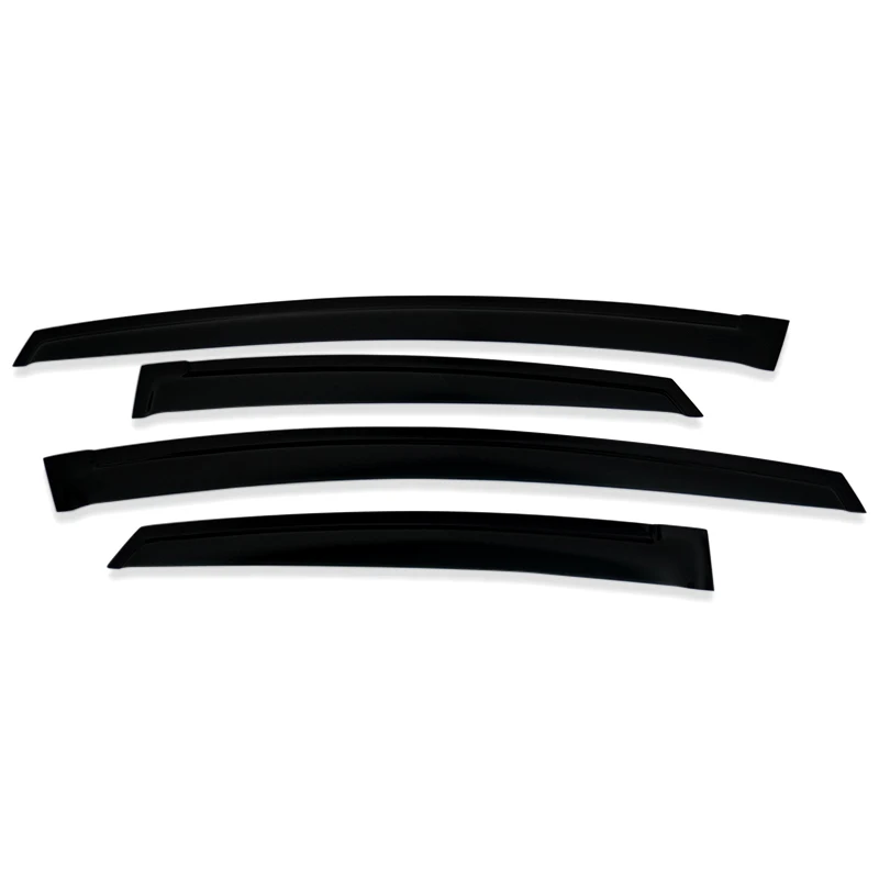 For toyota Prius 2012 2010-2015 4pcs Window Visor Deflector Rain Guard Black Sunz Exterior Accessories