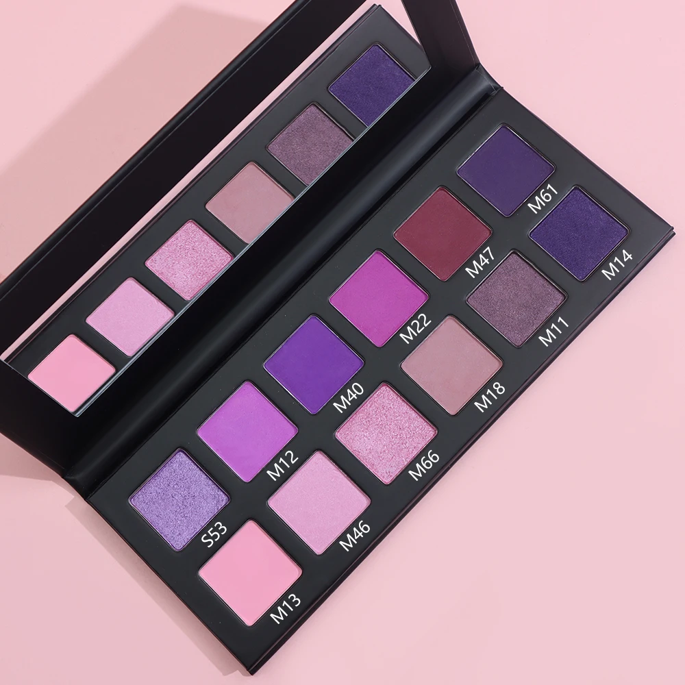 Cosmetics Private Label Makeup Matte Waterproof Nude Eye Shadow Palette Cruelty Free Vegan Glitter Eyeshadow Palette