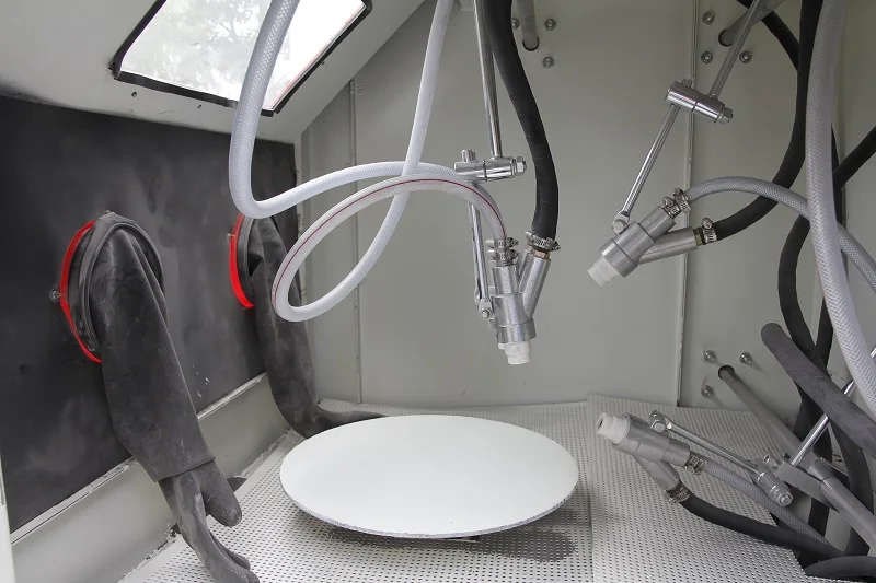 850L Automatic and Manual Blasting Gun Rust Remove Sand Blaster Machine